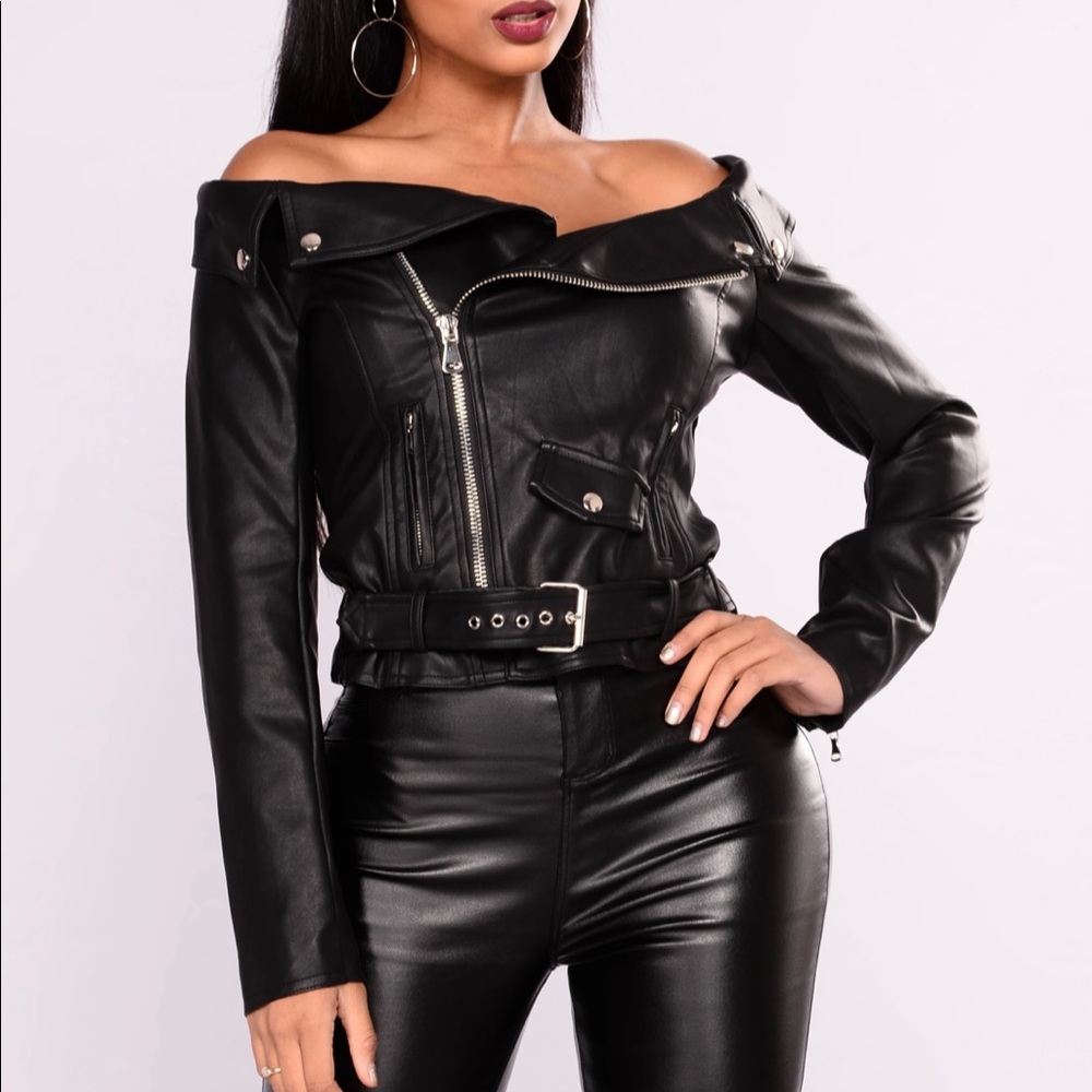 ✠ NWT•RîDe WîTh YöU• Crop Leather Jacket ✠